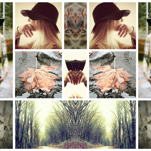 photo collage, backroads Autumn