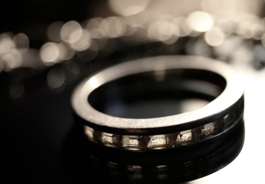 silver ring macro
